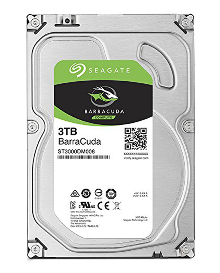 Seagate 3TB Barracuda35 SATA Hard Drive 7200RPM 64MB