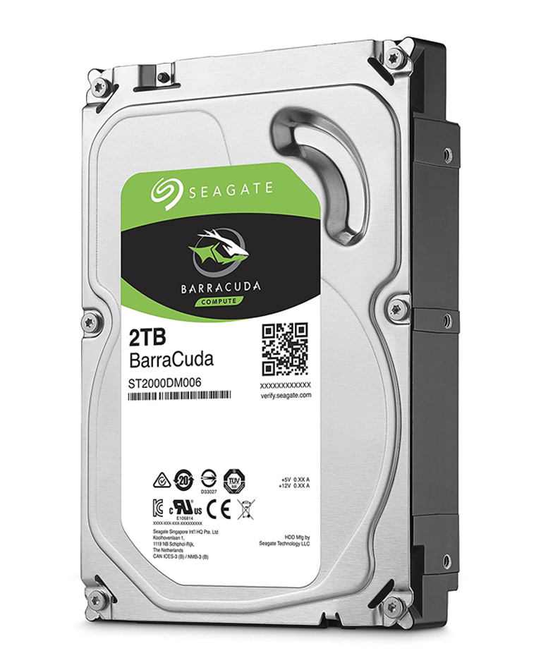 Seagate 2TB Barracuda35 SATA Hard Drive 7200RPM 64MB