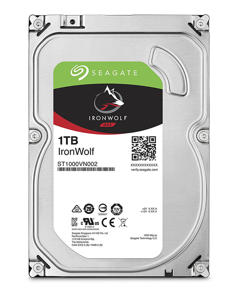 Seagate (1TB) IronWolf Hard Drive 5900RPM 64MB